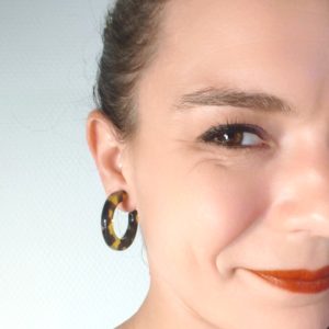 BO Francine Bramli anneau percé écaille de Tokyo
