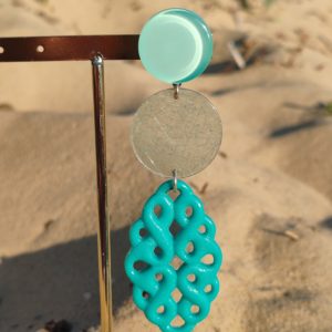BO Francine Bramlli clip turquoise filigrane