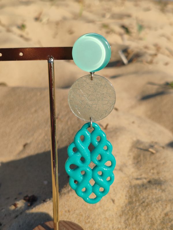 BO Francine Bramlli clip turquoise filigrane